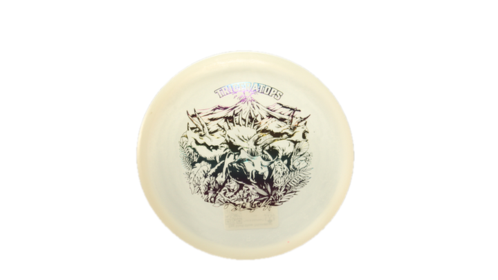 Dino Discs Egg Shell Glow Triceratops Putter Front View
