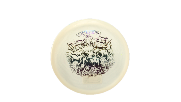 Dino Discs Egg Shell Glow Triceratops Putter Front View
