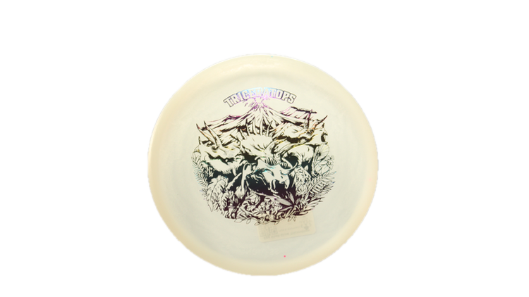 Dino Discs Egg Shell Glow Triceratops Putter Front View