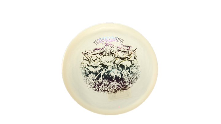 Dino Discs Egg Shell Glow Triceratops Putter Front View