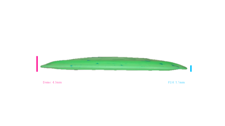 Dino Discs Egg Shell Tyrannosaurus Rex Distance Driver Profile View