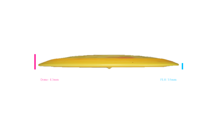 Dino Discs Egg Shell Tyrannosaurus Rex Distance Driver Profile View