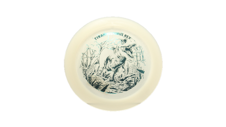 Dino Discs Egg Shell Glow Tyrannosaurus Rex Distance Driver Front View
