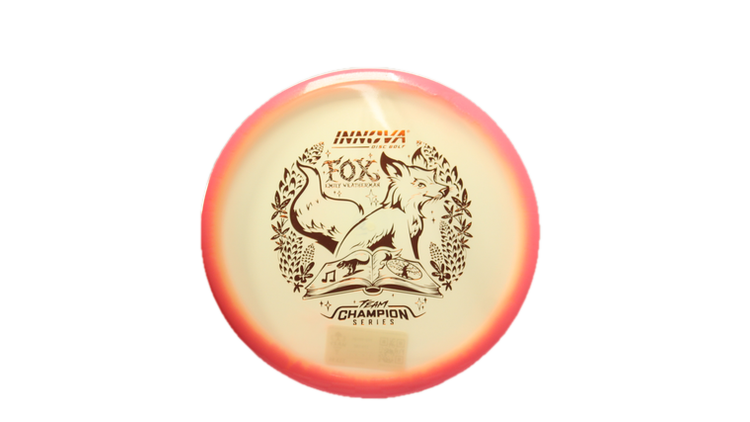 Innova 2026 Emily Weatherman Tour Series Proto Glow Halo Champion Fox Midrange Front View