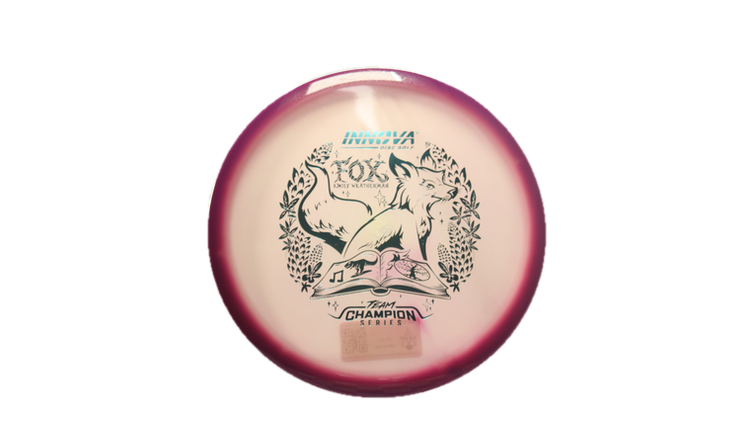 Innova 2026 Emily Weatherman Tour Series Proto Glow Halo Champion Fox Midrange Front View