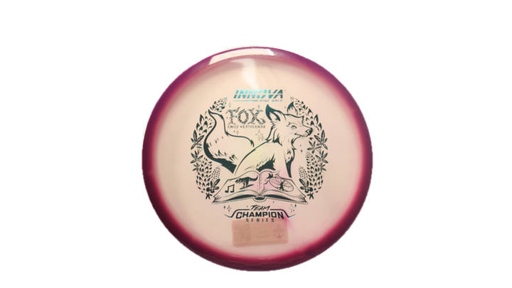 Innova 2026 Emily Weatherman Tour Series Proto Glow Halo Champion Fox Midrange Front View