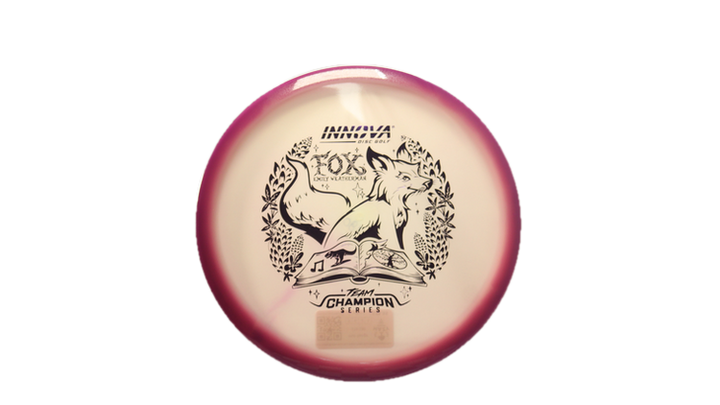 Innova 2026 Emily Weatherman Tour Series Proto Glow Halo Champion Fox Midrange Front View