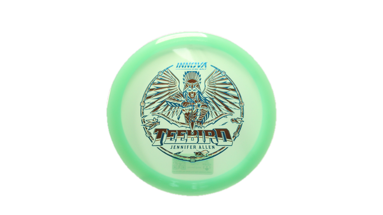 Innova 2026 Jen Allen Tour Series Proto Glow Champion Teebird Fairway Driver Front View