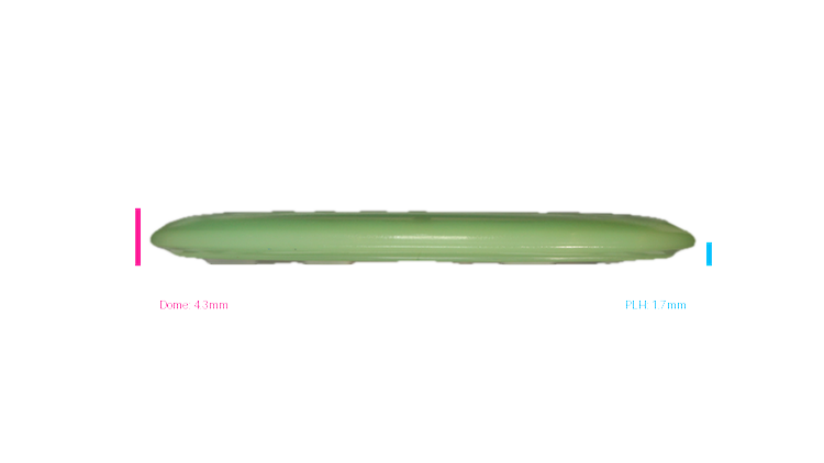 Pie Pan Discs Cherry Conspiracy Midrange Profile View