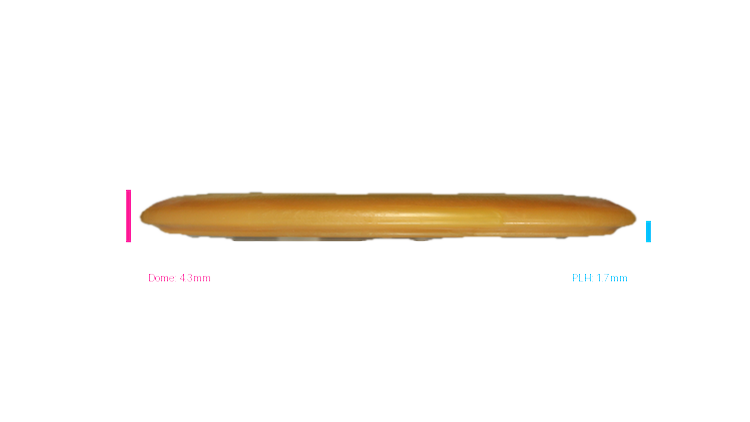 Pie Pan Discs Cherry Conspiracy Midrange Profile View