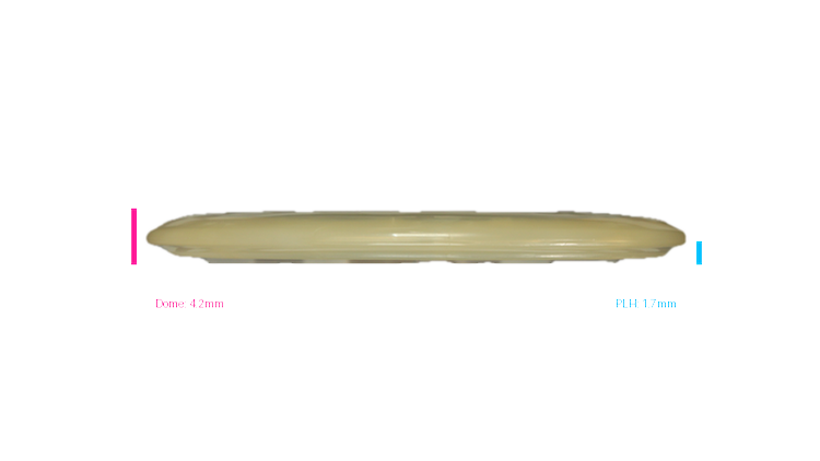Pie Pan Discs Eggs-Out Cherry Conspiracy Midrange Profile View