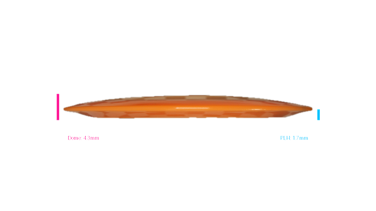 Pie Pan Discs Baker's Blend Uncle Distance Driver Profile View