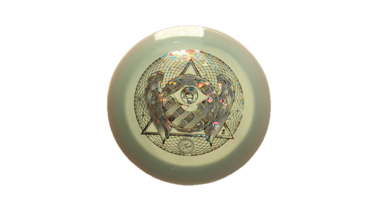 Pie Pan Discs All Seeing π Eye Baker's Blend Uncle Distance Driver Front View