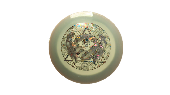 Pie Pan Discs All Seeing π Eye Baker's Blend Uncle Distance Driver Front View