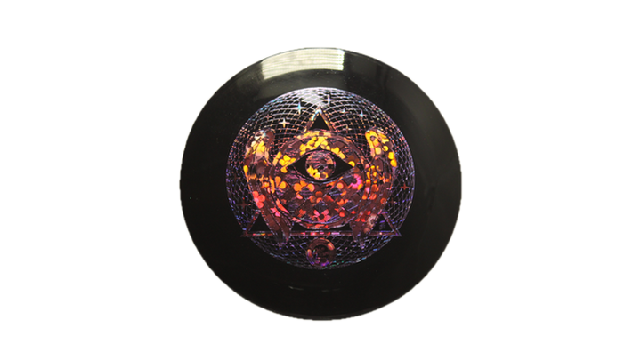 Pie Pan Discs All Seeing π Eye Cherry Spire Distance Driver Front View