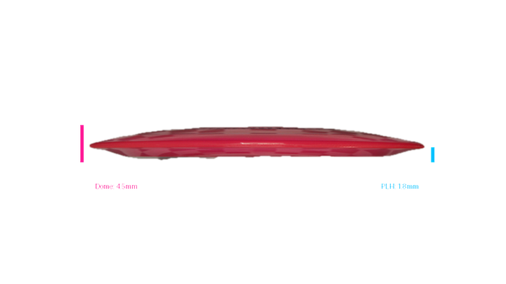 Pie Pan Discs All Seeing π Eye Cherry Spire Distance Driver Profile View