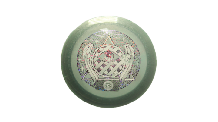 Pie Pan Discs All Seeing π Eye Cherry Spire Distance Driver Front View