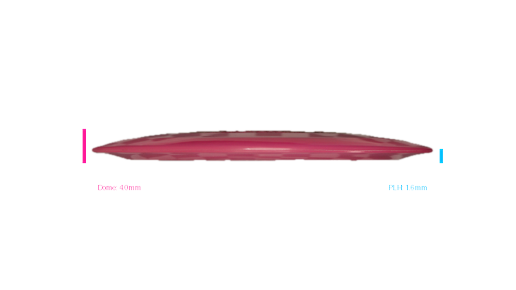 Pie Pan Discs All Seeing π Eye Cherry Spire Distance Driver Profile View