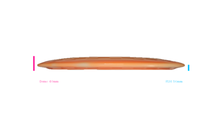 Dynamic Discs 2026 April Fools Felon Stamped Lucid Moonshine Orbit Vandal Fairway Driver Profile View