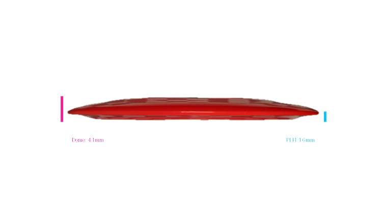 Discmania Premier Q-Line DD3 Distance Driver Profile View