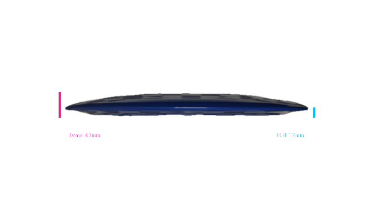 Discmania Premier Q-Line DD3 Distance Driver Profile View