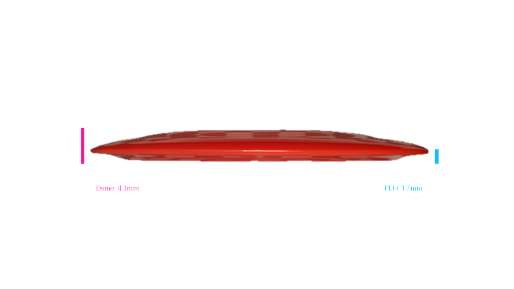 Discmania Premier Q-Line DD3 Distance Driver Profile View
