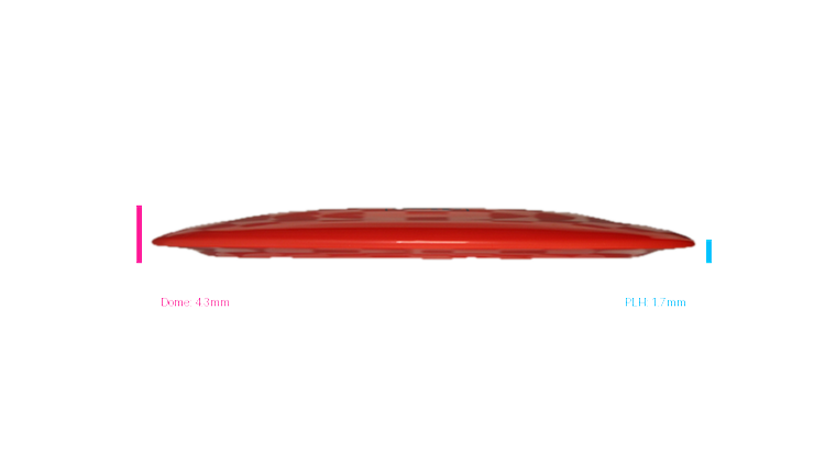 Discmania Premier Q-Line DD3 Distance Driver Profile View