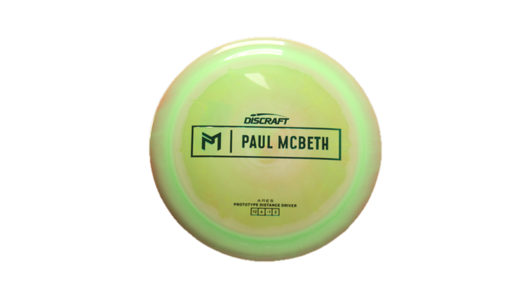Discraft Prototype Paul McBeth Ares Distance Driver Front View