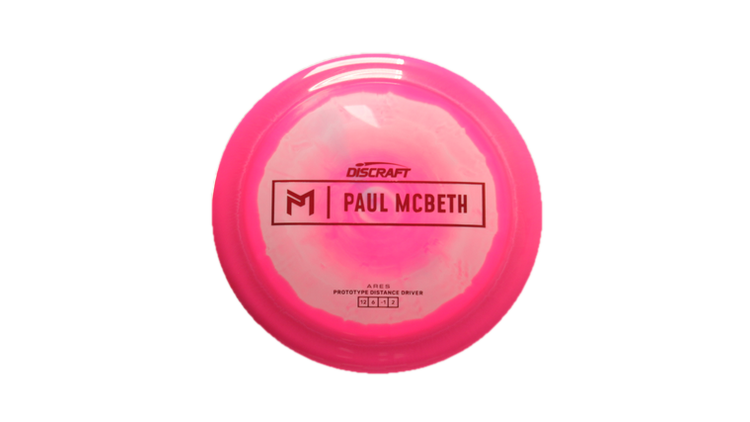 Discraft Prototype Paul McBeth Ares Distance Driver Front View