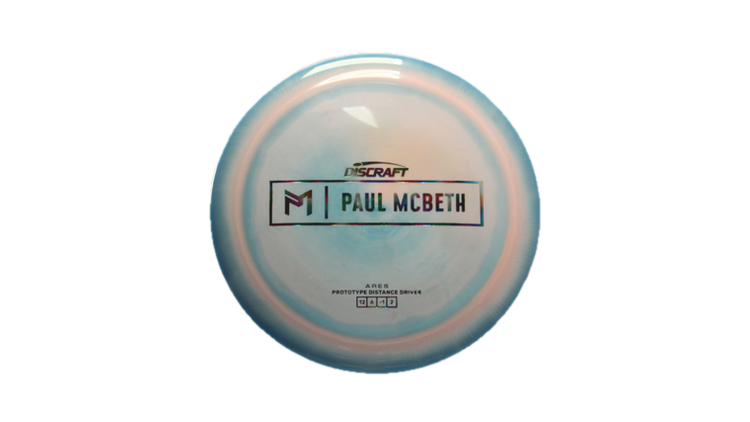 Discraft Prototype Paul McBeth Ares Distance Driver Front View