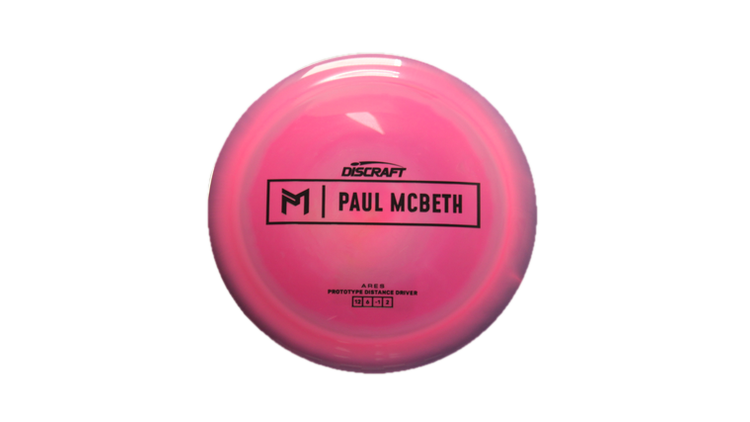 Discraft Prototype Paul McBeth Ares Distance Driver Front View