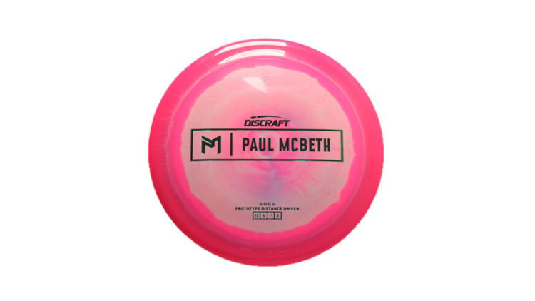 Discraft Prototype Paul McBeth Ares Distance Driver Front View