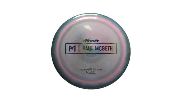 Discraft Prototype Paul McBeth Ares Distance Driver Front View