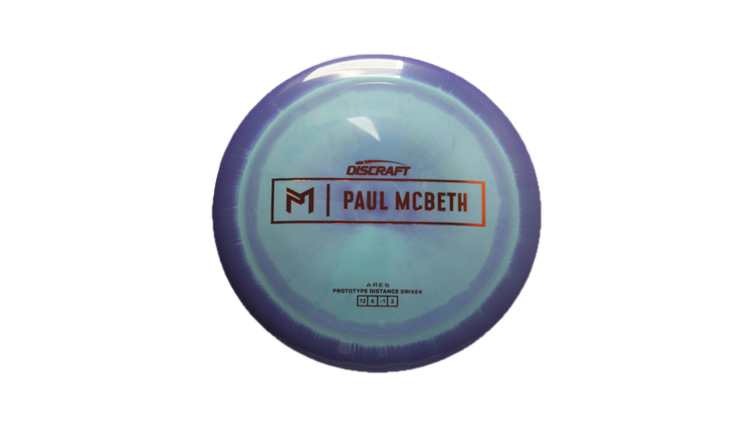 Discraft Prototype Paul McBeth Ares Distance Driver Front View