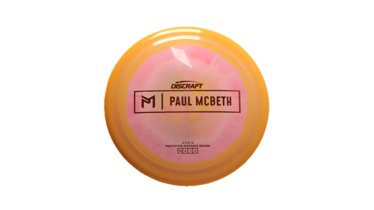 Discraft Prototype Paul McBeth Ares Distance Driver Front View