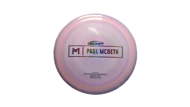 Discraft Prototype Paul McBeth Ares Distance Driver Front View