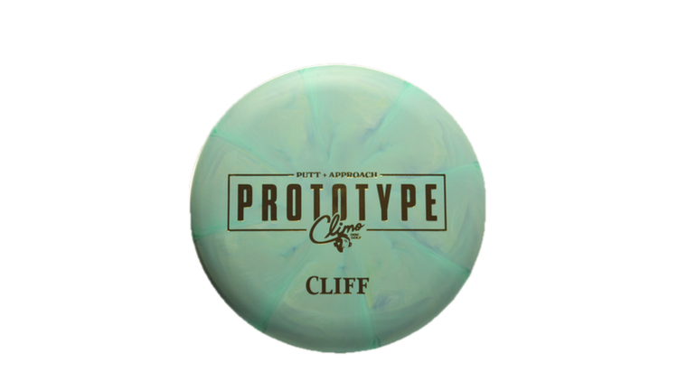 Climo Disc Golf Prototype Trophy Line Cliff Putter Front View
