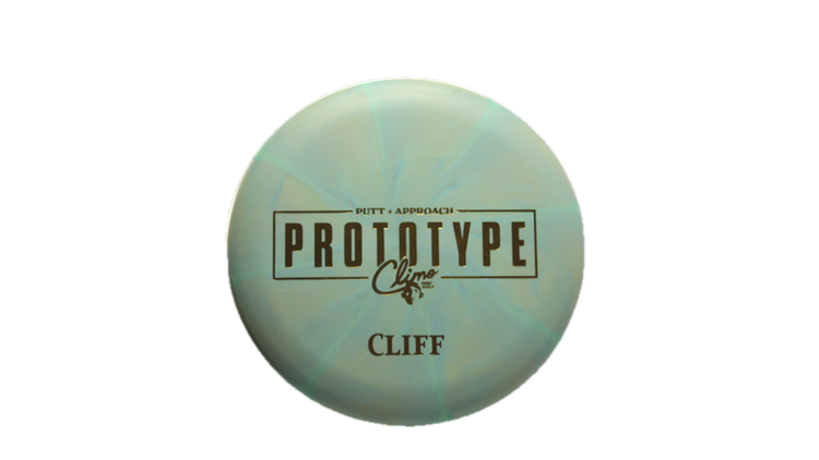 Climo Disc Golf Prototype Trophy Line Cliff Putter Front View
