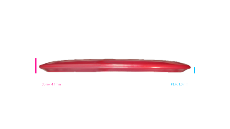 Discraft 2026 Austin Turner Tour Series TItanium Archer Midrange Profile View