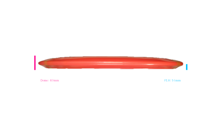 Discraft 2026 Austin Turner Tour Series TItanium Archer Midrange Profile View