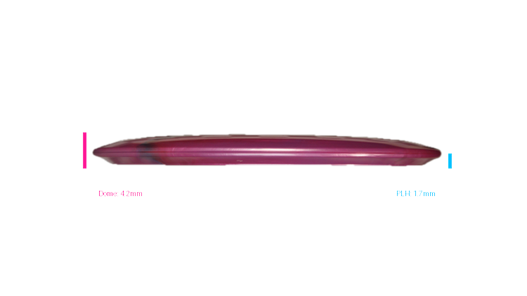 Discraft 2026 Austin Turner Tour Series TItanium Archer Midrange Profile View
