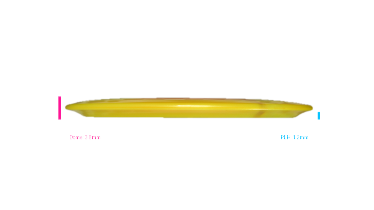 Discraft 2026 Anthony Barela Tour Series TItanium Cigarra Fairway Driver Profile View