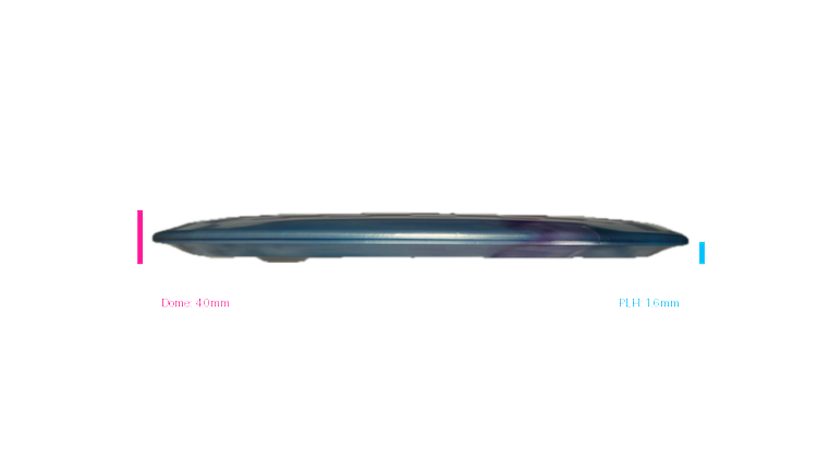 Discraft 2026 Missy Gannon Tour Series TItanium Cicada Fairway Driver Profile View