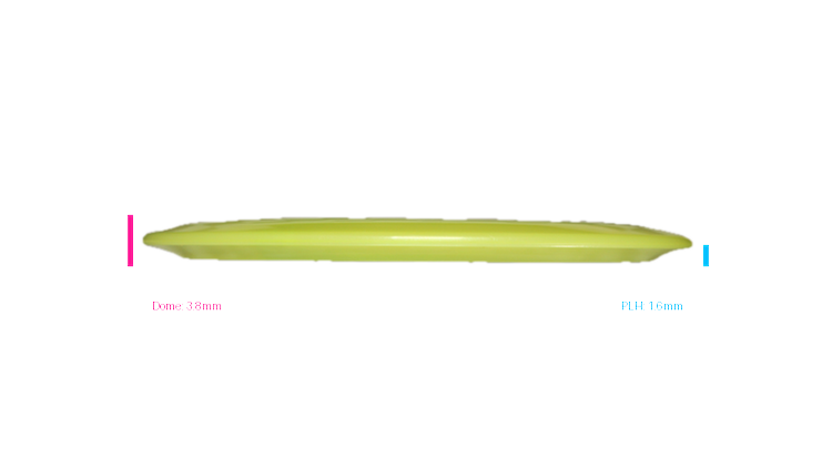 Discraft 2026 Missy Gannon Tour Series TItanium Cicada Fairway Driver Profile View