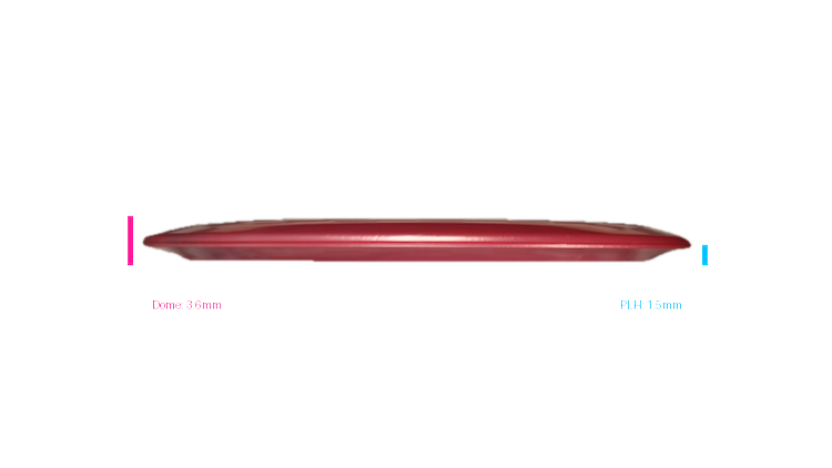 Discraft 2026 Missy Gannon Tour Series TItanium Cicada Fairway Driver Profile View