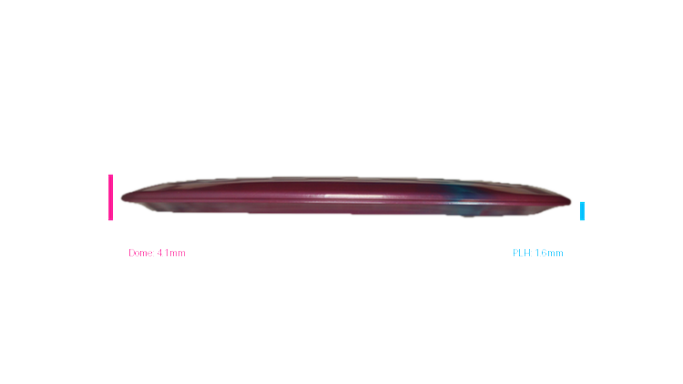 Discraft 2026 Missy Gannon Tour Series TItanium Cicada Fairway Driver Profile View