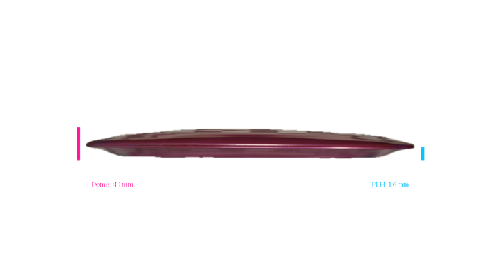 Discraft 2026 Luke Taylor Tour Series TItanium Force Distance Driver Profile View