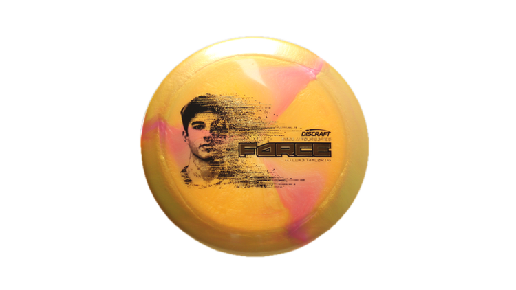 Discraft 2026 Luke Taylor Tour Series TItanium Force Distance Driver Front View