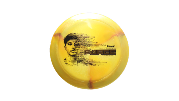 Discraft 2026 Luke Taylor Tour Series TItanium Force Distance Driver Front View
