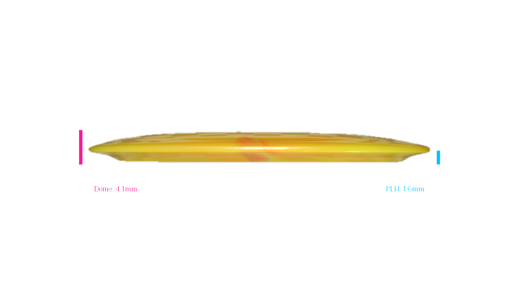 Discraft 2026 Ricky Wysocki Tour Series TItanium Hallux Distance Driver Profile View
